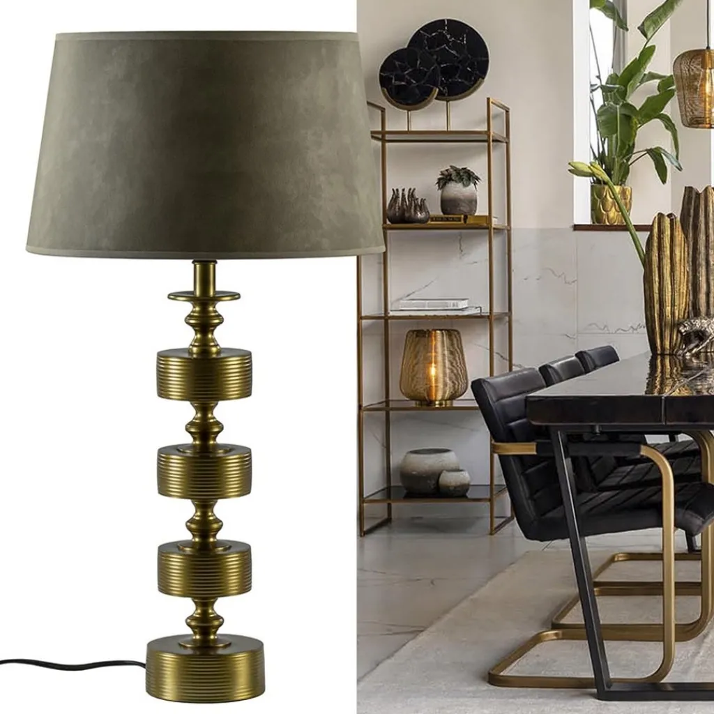 Antiek bronzen lampvoet Gody Light and Living>Straluma New