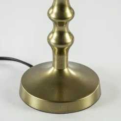 Antiek bronzen lampvoet Semut exclusief kap><noscript><img width=
