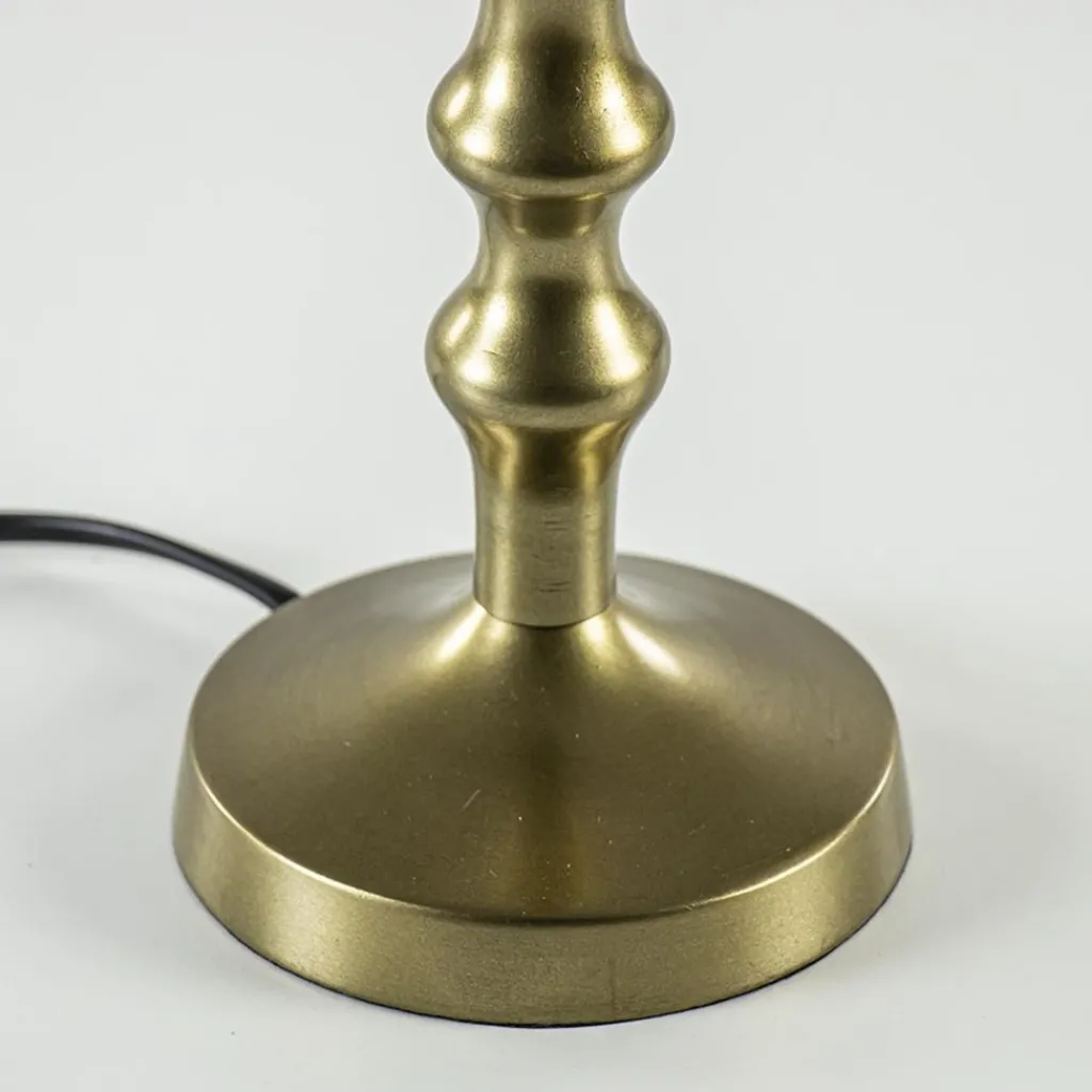 Antiek bronzen lampvoet Semut exclusief kap>Straluma Outlet