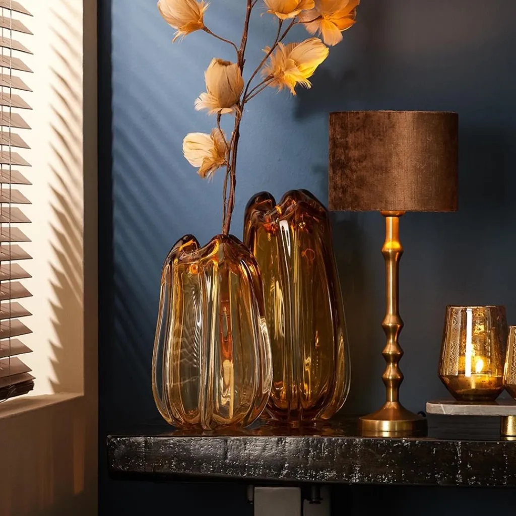 Antiek bronzen lampvoet Semut exclusief kap>Straluma Outlet