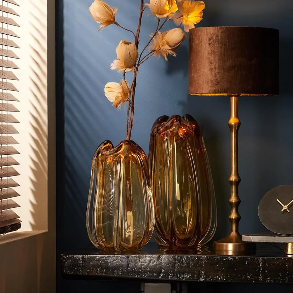 Antiek bronzen lampvoet Semut exclusief kap>Straluma Outlet
