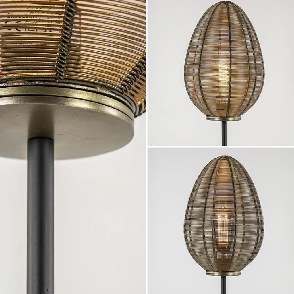 Antiek bronzen tafellamp Yaelle Light and Living>Straluma Cheap