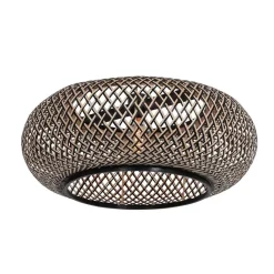Bamboe kap rond 60x25 cm exclusief booglamp>Straluma Hot