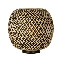 Bamboe tafellamp naturel met zwart>Straluma Best