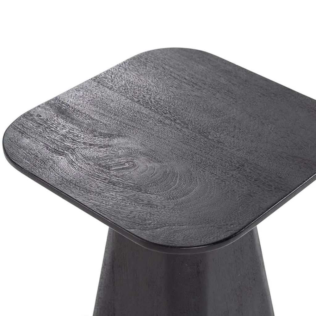 Bijzettafel Aron zwart 40x40 cm>Straluma Discount