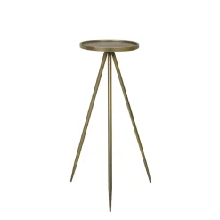 Bijzettafel Envira antiek goud Ø30x80.5 cm>Straluma Hot
