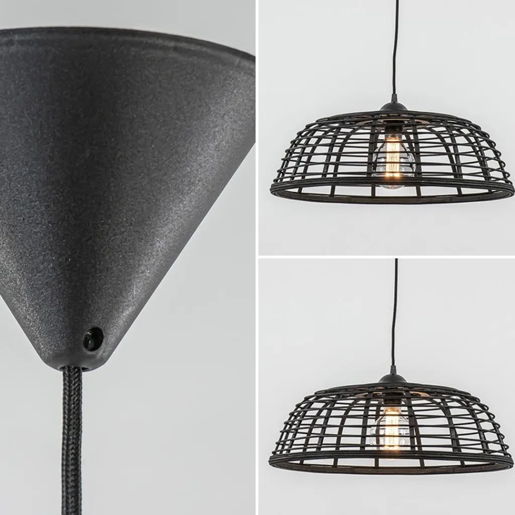 Botanisch landelijke hanglamp zwart>Straluma Best