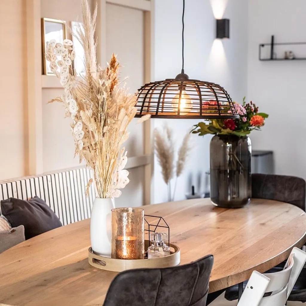 Botanisch landelijke hanglamp zwart>Straluma Best
