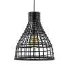 Botanische hanglamp Puerto rotan mat zwart>Straluma Discount