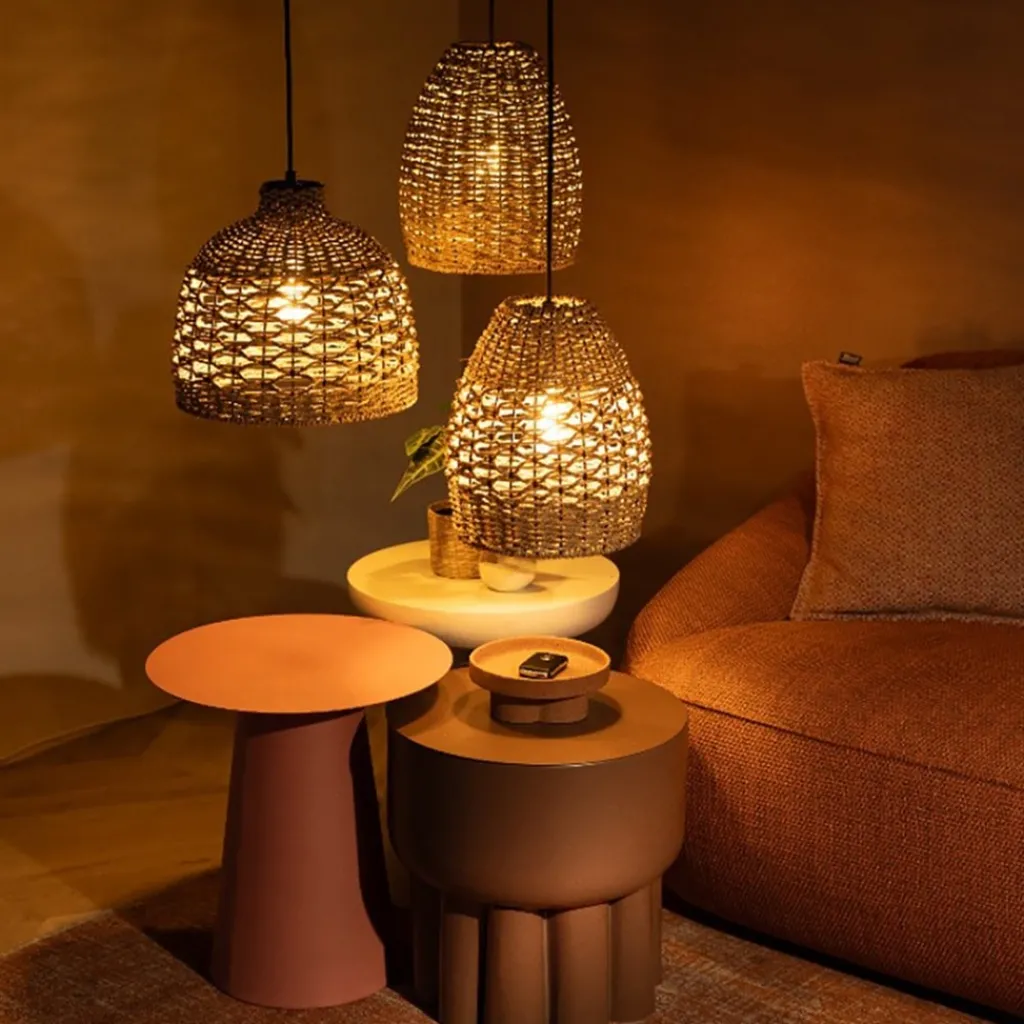 Botanische hanglamp touw 24 cm>Straluma Outlet