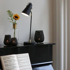 Bureaulamp Barre zwart/matgoud><noscript><img width=