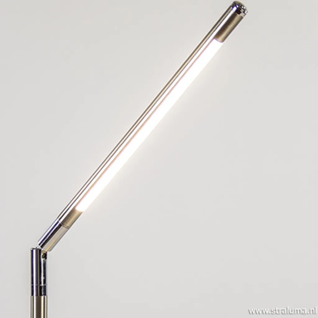 Burolamp Ugello nikkel met pushdimmer>Straluma Outlet