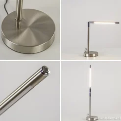 Burolamp Ugello nikkel met pushdimmer><noscript><img width=