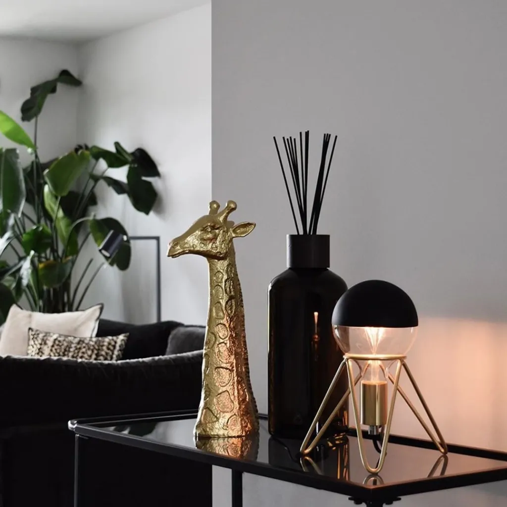 Calex tafelarmatuur driepoot goud E27>Straluma Fashion