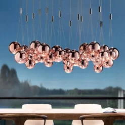Design hanglamp Random rose goud glas inclusief LED><noscript><img width=