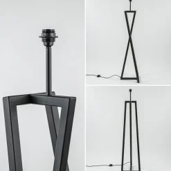 Design vloerlamp frame mat zwart excl kap><noscript><img width=