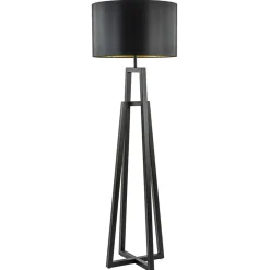 Design vloerlamp mat zwart frame exclusief kap>Straluma Clearance