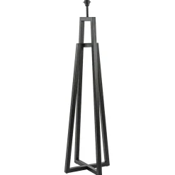 Design vloerlamp mat zwart frame exclusief kap>Straluma Clearance