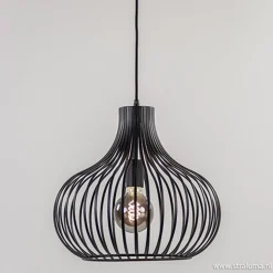 Draadhanglamp medium zwart 38cm>Straluma Shop