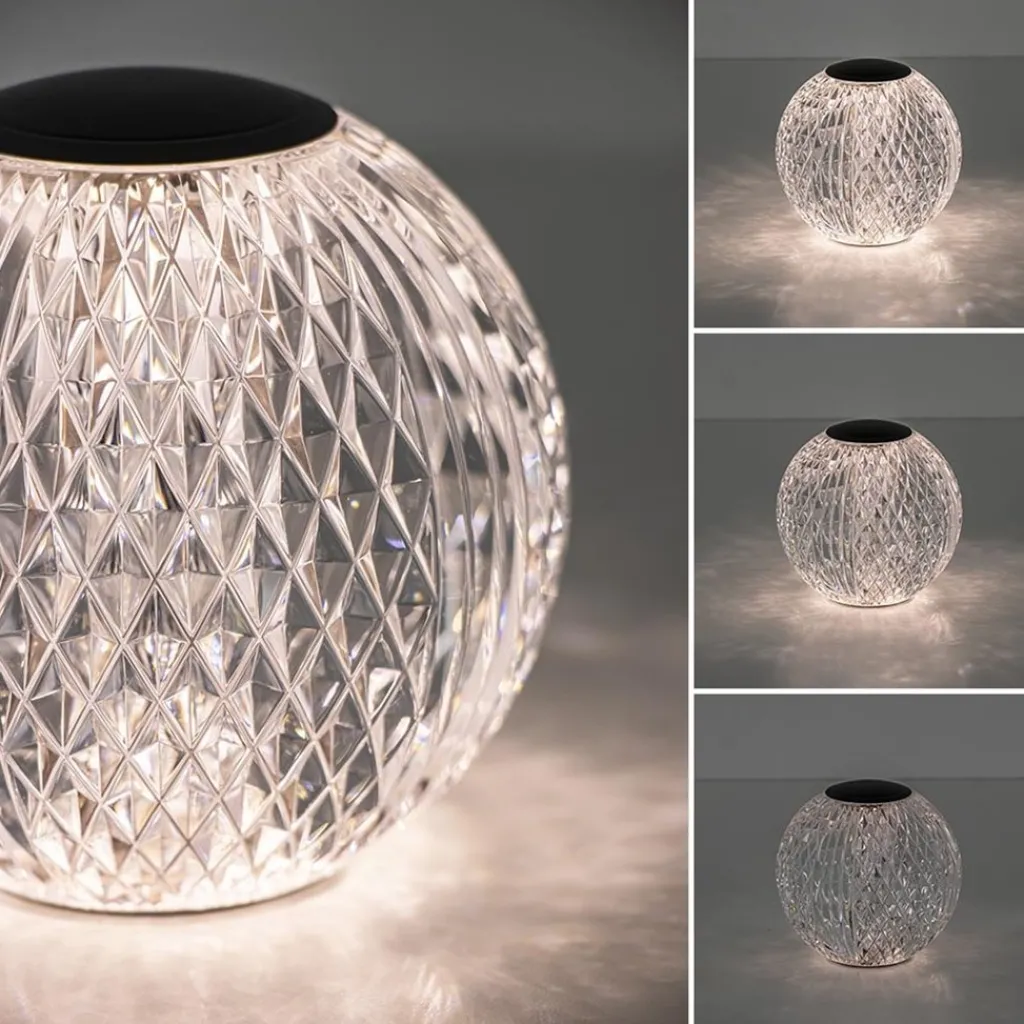 Draadloze LED tafellamp diamant oplaadbaar>Straluma Hot