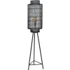 Driepoot vloerlamp Gruaro zwart met brons>Straluma Discount