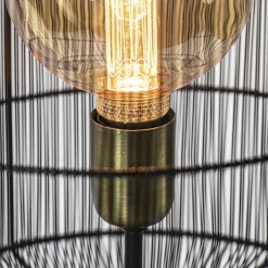 Driepoot vloerlamp Gruaro zwart met brons><noscript><img width=