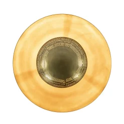 Elegante plafond/wandlamp antiek brons><noscript><img width=