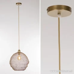 Gaas hanglamp Nina mat goud><noscript><img width=