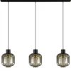Glazen eettafelhanglamp zwart luxury>Straluma Store