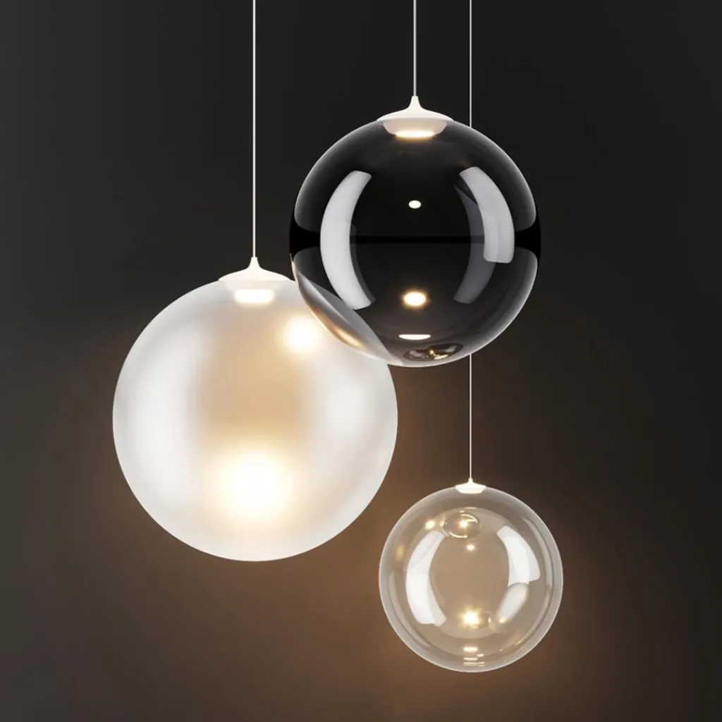 Glazen hanglamp Random Solo frosted wit 28 cm>Straluma Clearance
