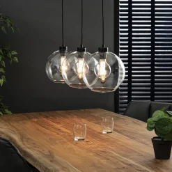 Glazen 3-lichts hanglamp eettafel clear><noscript><img width=