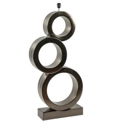 Grote design lampvoet Circles brons exclusief kap>Straluma Best Sale