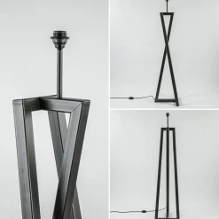 Grote design vloerlamp Calitri staal exclusief kap><noscript><img width=