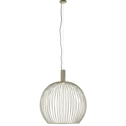 Grote draad hanglamp mat zand 70 cm>Straluma New