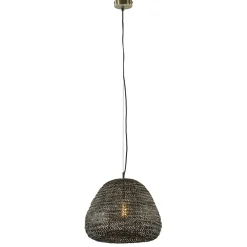 Grote hanglamp Finou antiek brons met zwart>Straluma Flash Sale