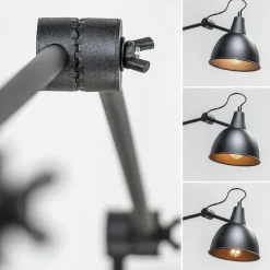 Grote 2-lichts wandlamp met verstelbare armen><noscript><img width=