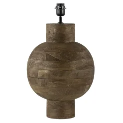 Grote Light and Living lampvoet Barumi hout>Straluma Clearance