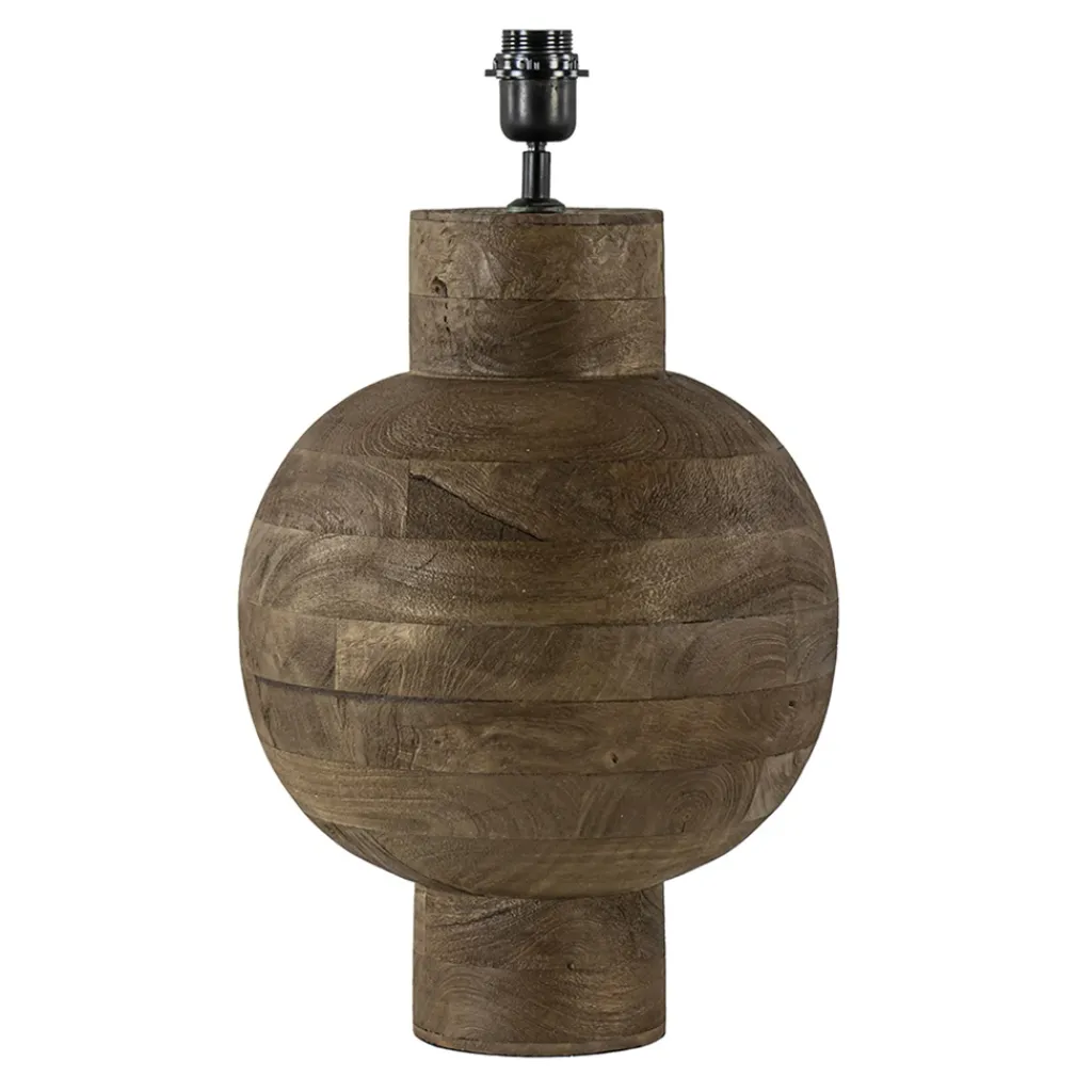 Grote Light and Living lampvoet Barumi hout>Straluma Clearance