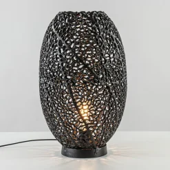 Grote tafellamp Sinula Light and Living mat zwart>Straluma Clearance