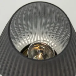 Grote tafellamp Tajera op batterij mat grijs/goud L&L><noscript><img width=