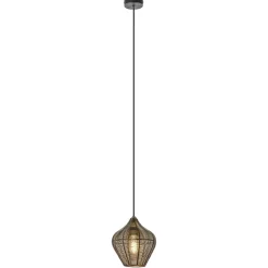 Hanglamp Alvaro 20cm antiek brons>Straluma Flash Sale