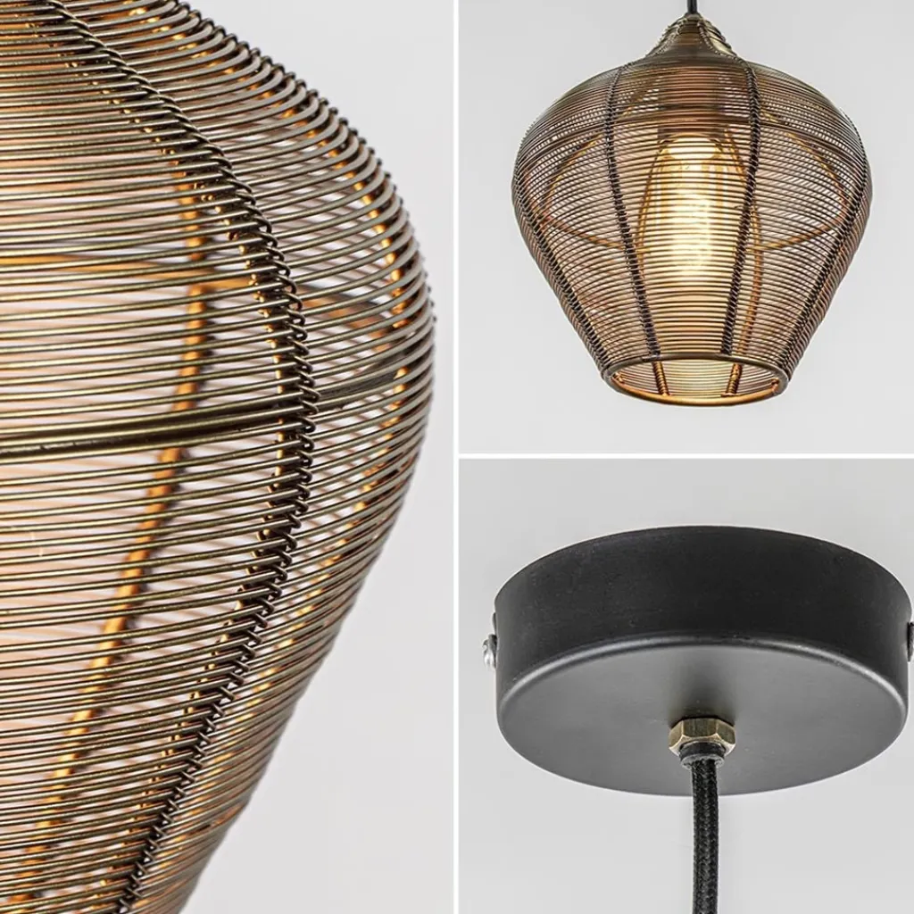 Hanglamp Alvaro 20cm antiek brons>Straluma Flash Sale