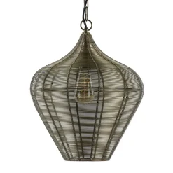 Hanglamp Alvaro 36cm antiek brons>Straluma Clearance