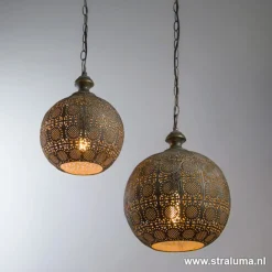 Hanglamp Ananya antiek brons><noscript><img width=