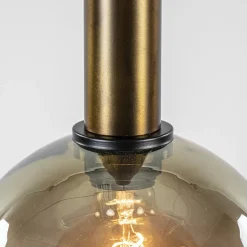 Hanglamp Bella 8L zwart/brons/smoke mix><noscript><img width=