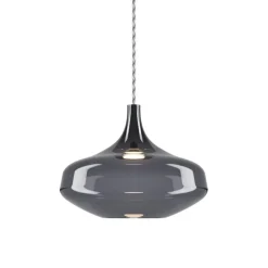 Hanglamp Italiaans design retro smoke glas inclusief LED>Straluma Flash Sale