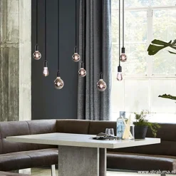 Hanglamp 8L plaat 110cm zwart ex.e27 lb><noscript><img width=