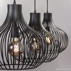 Hanglamp Onion 3L draad zwart><noscript><img width=
