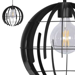 Hanglamp Terra 35cm zwart>Straluma Discount