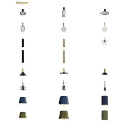 Hanglamp zwart Spin met 6 snoeren><noscript><img width=